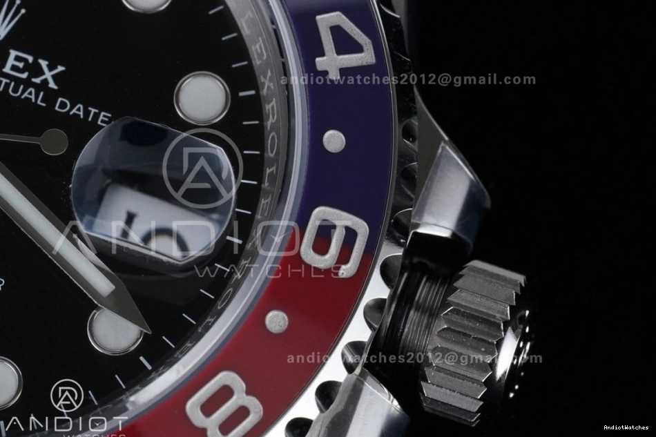 Master Timeless 862 New ARF SH3285 Jubilee BLRO (UV 126710 Bezel 1:1 Pepsi GMT Edition On 904L Bracelet II V Best SS ) 0312